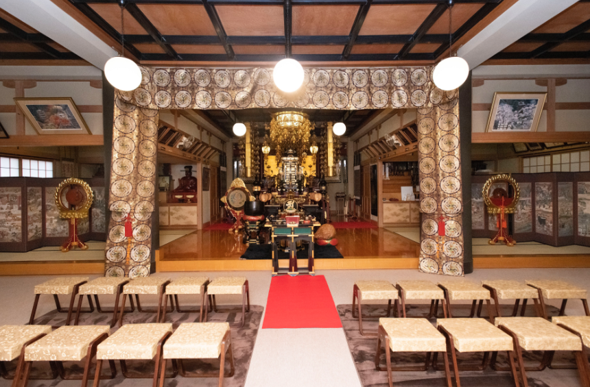 本堂　ソメイヨシノ発祥の地　西福寺